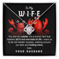 Wife-Old Lobster Couples-Love Knot Necklace