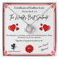 Love Certificate-Cupid Witnessed-Love Knot Necklace