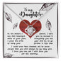 Daughter-On Your Face-Love Knot Necklace
