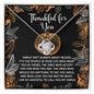 Thanksgiving-To Call You-Love Knot Necklace
