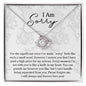 Sorry-Forever Love You-Love Knot Necklace