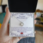 Sorry-I'm A Fool-Love Knot Necklace