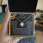 Soulmate-Heart To Heart-Love Knot Necklace