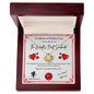 Love Certificate-Cupid Witnessed-Love Knot Necklace