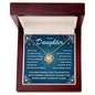 Daughter-Keep Moving Forward- Love Knot Necklace