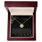 Sorry-See You Crying-Love Knot Necklace