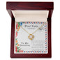 Daughter-Goes With You-Love Knot Necklace