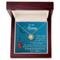 Mom To Be-Nose To Nose-Love Knot Necklace