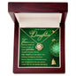 Daughter-My Angel-Love Knot Necklace