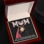 Mom-An Awesome Mother-Love Knot Necklace