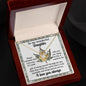 Daughter-Through My Eyes-Love Knot Necklace