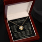 Daughter - Believe - Love Knot Necklace