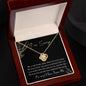 Sorry-See You Crying-Love Knot Necklace
