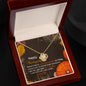 Thanksgiving-How Lucky-Love Knot Necklace