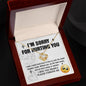 Sorry-Travel Back-Love Knot Necklace