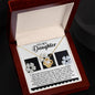 Daughter-Love You More-Love Knot Necklace