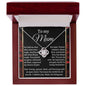 Mom-By My Side-Love Knot Necklace