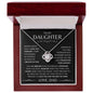 Daughter - Your Crown - Love Knot Necklace