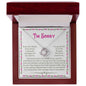 Sorry-A Better Person-Love Knot Necklace