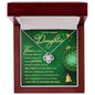 Daughter-My Angel-Love Knot Necklace