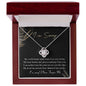 Sorry-See You Crying-Love Knot Necklace