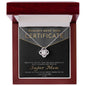 Mom-Best Mom Certificate-Love Knot Necklace