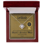 Mom-Certificate Of Achievement-Love Knot Necklace