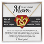 Mom-Awesome Mother-Interlocking Hearts