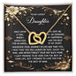 Daughter-Be Safe-Interlocking Hearts