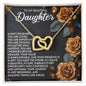 Daughter-Loved Enough-Interlocking Hearts