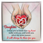 Daughter-Always Be There- Interlocking Hearts