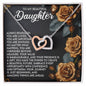 Daughter-Loved Enough-Interlocking Hearts