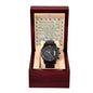 Daddy-Walk Alongside Me-Metal Chronograph Watch