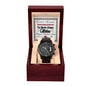 Catfather-Certificate Of Recognition-Metal Chronograph Watch