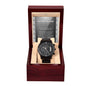 Father-in-Law-Of Your Heart-Metal Chronograph Watch
