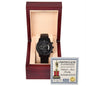 Dad-World's Best Daddy-Metal Chronograph Watch