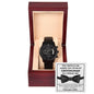 Groomsman - Special Way - Black Chronograph Watch