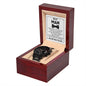 Best Man - Always Be Ready - Black Chronograph Watch
