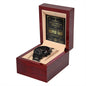 Dad-Super Dad Certificate-Metal Chronograph Watch