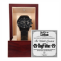 DogFather-The Year Certificate-Metal Chronograph Watch