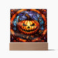 Halloween-Pumpkin Stained Glass-Acrylic