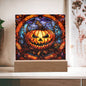 Halloween-Pumpkin Stained Glass-Acrylic