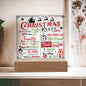 Christmas Rules-Acrylic