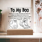 My Boo-Meeting You-Acrylic