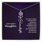 Daughter - Shine Bright - Flower Name Necklace