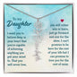 Daughter - Win or Learn - Flower Name Necklace