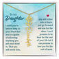 Daughter - Win or Learn - Flower Name Necklace