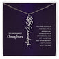 Daughter - Shine Bright - Flower Name Necklace