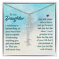 Daughter - Win or Learn - Flower Name Necklace