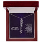 Daughter - Shine Bright - Flower Name Necklace